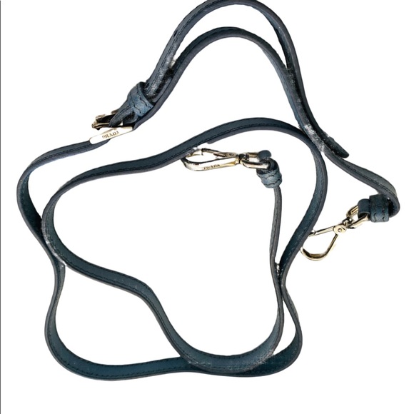 💎Auth Prada Saffiano Small Gallerina Sky Blue Tote- SUPER SALE!!!💎 - Picture 4 of 8